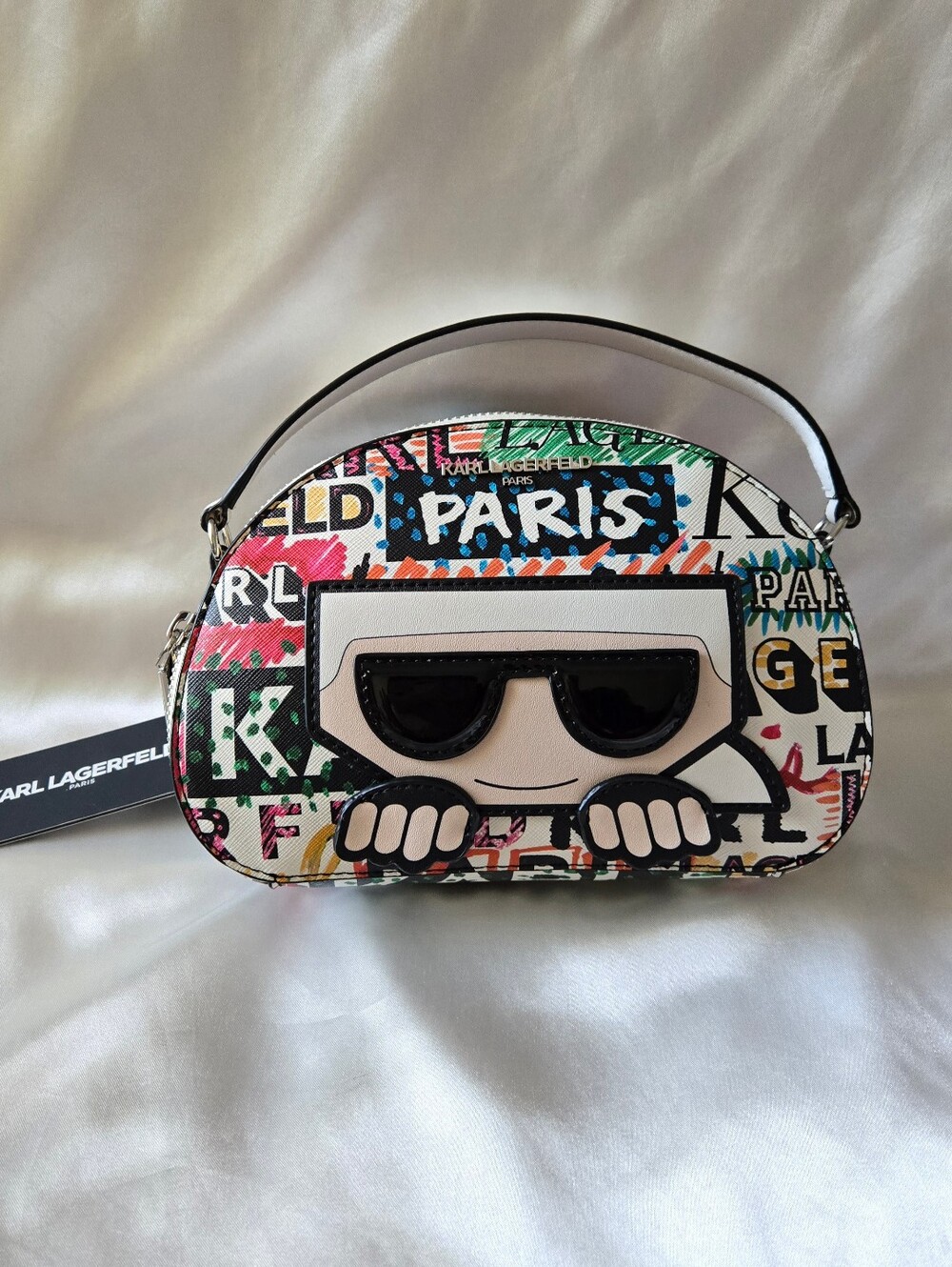 Karl Lagerfeld NWT Multicolor Graphic Crossbody Bag